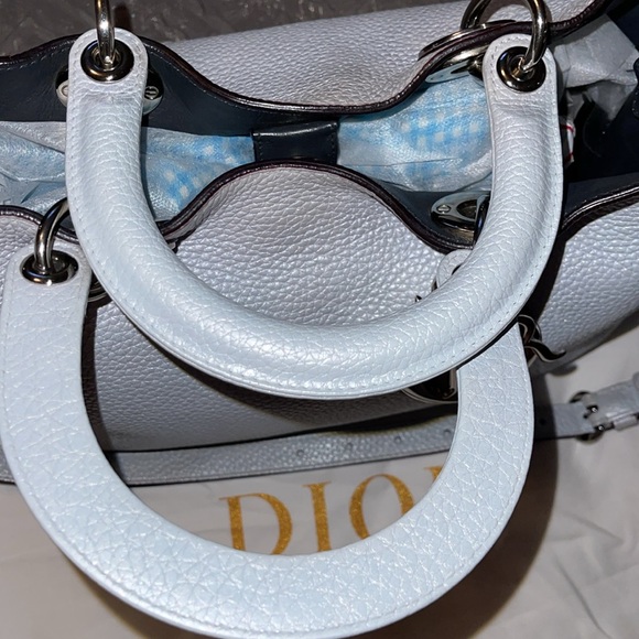 Preloved Dior VIP grey satchel excellent condition comes with dust bag . - Picture 6 of 14